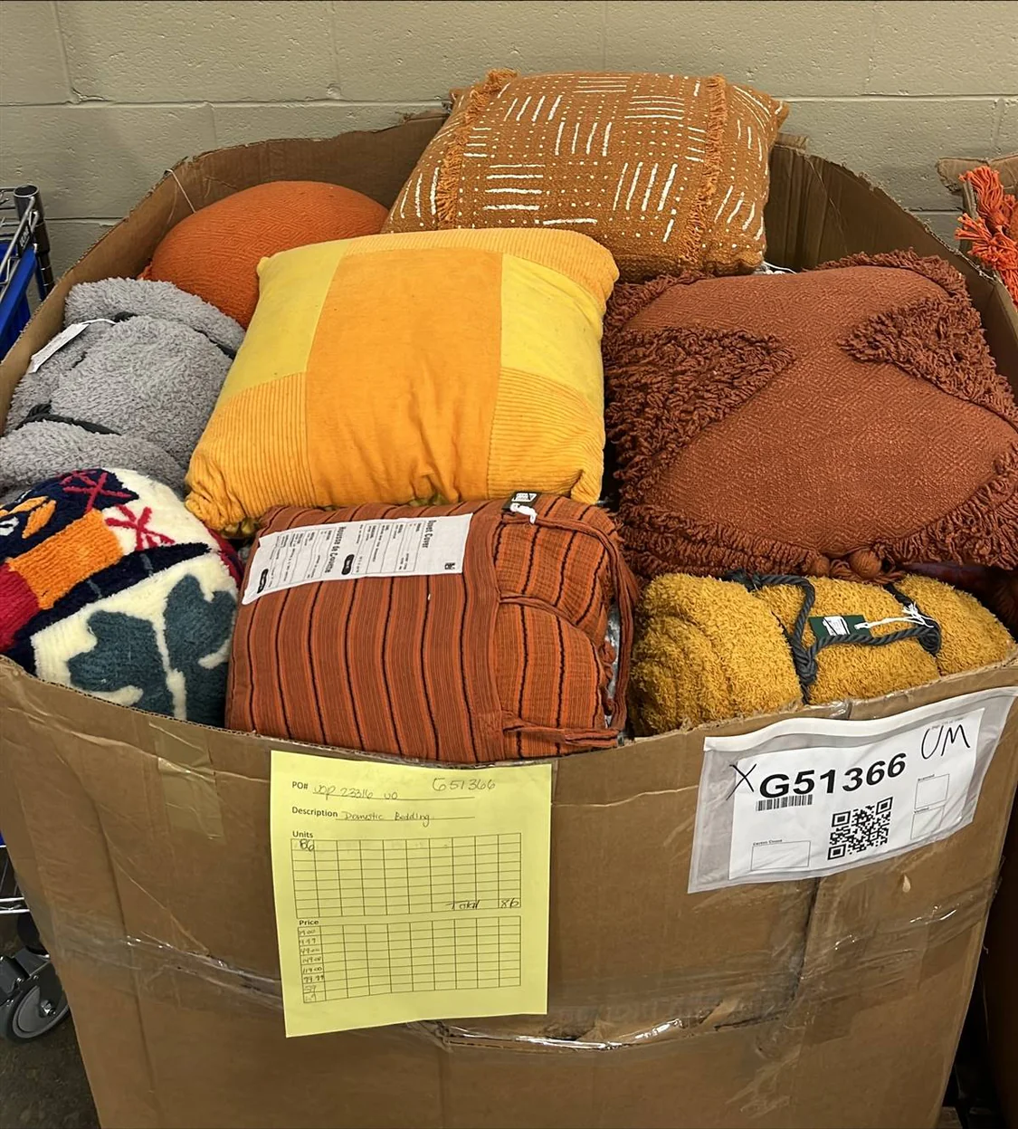 Assorted Bedding: 92% Off Original Retail