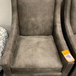 Mitchell Gold + Bob Williams Cara Leather Tall Full Swivel Chair