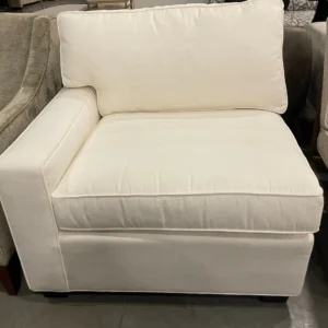 Mitchell Gold + Bob Williams Alex Left Armchair with Sunbrella Performance Basket Weave