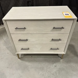 Mitchell Gold + Bob Williams Ming 3 Drawer Chest w/ Pewter Base - 65% Off Retail Price