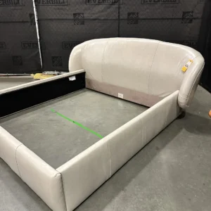 Mitchell Gold + Bob Williams Adler Leather King Headboard w/ Mont Blanc - 65% Off Retail Price