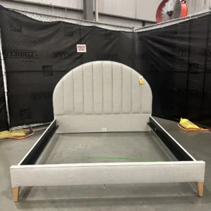 Mitchell Gold + Bob Williams Archer Channel King Headboard w/ Performance Cross Weave - 65% Off Retail Price