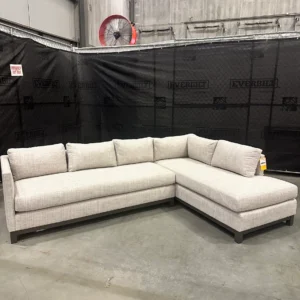 Mitchell Gold + Bob Williams Clifton Bench No Welt Sofa w/ Performance Strie Weave - 65% Off Retail Price