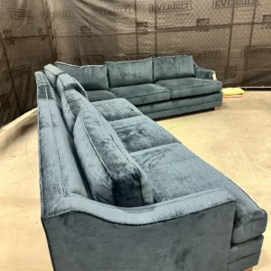 Mitchell Gold + Bob Williams Keaton Slope Sofa w/ Performance Vintage Velour - 65% Off Retail Price
